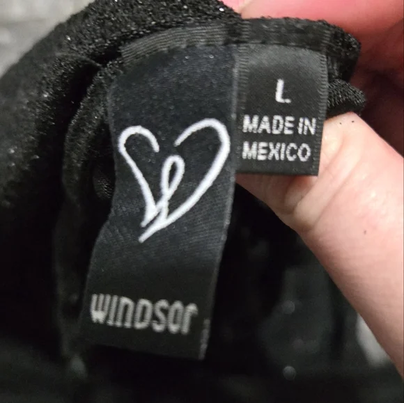 Womens Windsor Evening Of Sparkle Balloon Sleeve Ruche Mini Dress Size Large - Picture 4 of 5